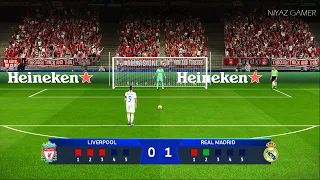 Penalty Shootout Liverpool vs Real Madrid | Final UEFA Champions League 2022 UCL | eFootball PES 21