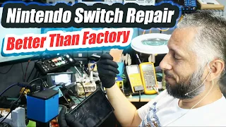 Nintendo Switch better than factory repair.  New way to restore missing pads.