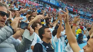 ЧМ 2018. Аргентина Нигерия. Болельщики Аргентины. Nigeria v Argentina FIFA World Cup Russia match 39