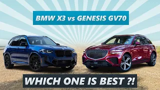 2024 Genesis GV70 vs 2024 BMW X3 – Genesis Is WINNING !!