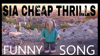Sia cheap thrills| funny animated song|
