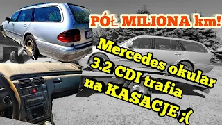 Mógł dalej jeździć?! Kasacja Mercedesa w210 3.2 CDI z ponad 500.000 km na liczniku! |HANDLUJTYM