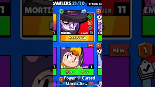 Power 11 Cursed Mortis Account🎩#brawlstars #mortis