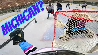 MICHIGAN FOR THE WIN!? | Cobra Chickens GoPro Hockey