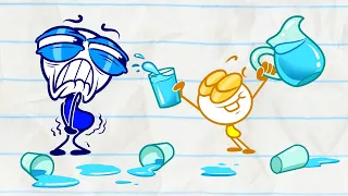 "The Real Swim Shady" Pencilmate Goes on a SWIM! | Pencilmation Cartoons!