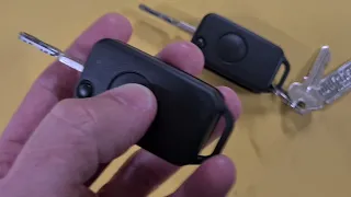 Mercedes 124 - programming the infrared remote key