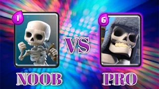 Clash Royale: NOOB VS PRO