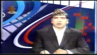 Janardan Bista Presenting News from Nepal Television : part 1