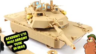 Academy M1A2 TUSK I in Iraq - Part I review build and modifications