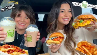 Trying New Shake Shack Menu Items with my Mom! +Q&A