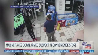 Watch: Marine vet foils robbery by grabbing suspect's gun | Dan Abrams Live