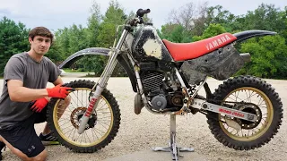 Yamaha Yz490 Dirt Bike Sitting For 13 years. Can We Save This BEAST?