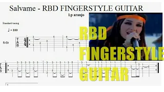 Rbd SALVAME guitar fingerstyle