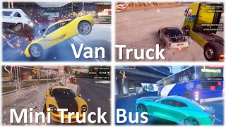 Asphalt 9 | How do every NPC Vehicle React to 360s & Collisions?