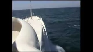 Roman Abramovich Yacht Ecstasea powered by Jet engine  seatrails