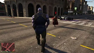 GTA 5 Thanos VS Thor