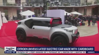 Citroen unveils latest electric car made with cardboard | FOX 13 Seattle