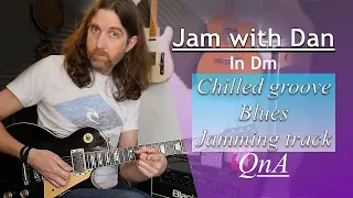 Jam with Dan - Groovy Blues call and response jam track in Dm