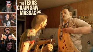 Streamers Funny Moments While Playing The Texas Chain Saw Massacre Compilation (Horror Games)