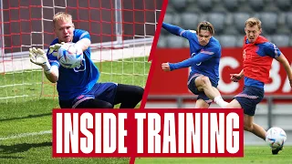 JWP Top Bins Finishes, Rambo’s Magnificent Saves & One Touch Shooting Challenge | Inside Training