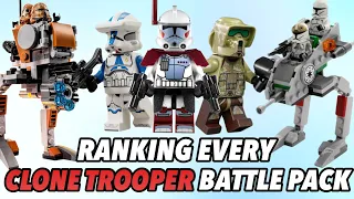 Ranking Every LEGO Star Wars Clone Trooper Battle Pack! (2007-2023)