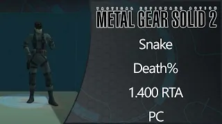 MGS2: Substance | PC | Snake | Death% | 1.400 RTA