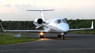 CONHEÇA DE PERTO O LEARJET 60 PP-WIN - POUSO E DECOLAGEM NO AEROPORTO CAMPO DOS AMARAIS EM CAMPINAS