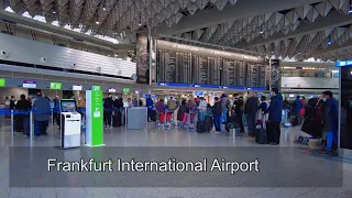 Walkthrough Terminal 1 Frankfurt Airport Germany | February 2022