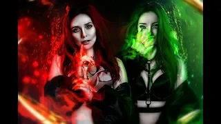 ~Wanda Maximoff and Lorna Dane ~Scarlet Witch and Polaris~{Faded}