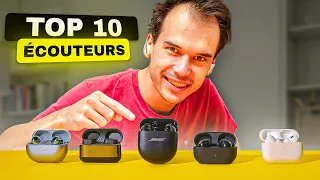 TOP 10 MEILLEURS ÉCOUTEURS SANS FIL 2024 pour tous les usages et budgets