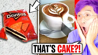 AMAZING CAKES THAT LOOK LIKE EVERYDAY OBJECTS!? (LANKYBOX REACTION) *CAKE OR FAKE CHALLENGE!*