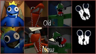 OLD Jumpscares vs NEW Jumpscares in Rainbow Friends [ROBLOX]