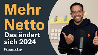 Die wichtigsten Neuerungen 2024: Mehr Netto, Rente steigt, Bürgergeld...
