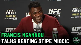 Francis Ngannou talks knockout victory: "I think Jon Jones makes sense next" UFC Press Conference