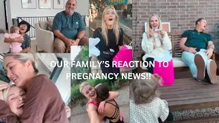 TELLING MY FAMILY IM PREGNANT!!!