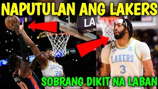 MAKAPIGIL HININGANG DIKIT NA LABAN NG LAKERS VS NEW YORK KNICKS!