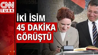 Meral Akşener, Ekrem İmamoğlu'nu ziyaret etti