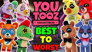 RANKING THE NEW FNAF CHIBI YOUTOOZ PLUSHIES FROM BEST TO WORST!!!