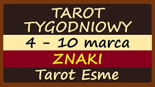 Tarot Tygodniowy🦋 4 - 10.03.2024🌠💫Znaki✨️- tarot, horoskop, czytanie tarota @TarotEsme