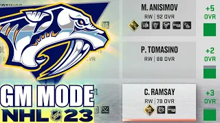 NHL 23 - Nashville Predators - GM Mode Commentary ep 20