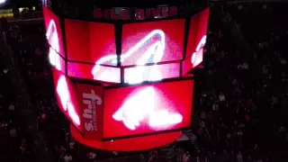 Arizona Coyotes intro video and team entrance vs Dallas 2-18-16