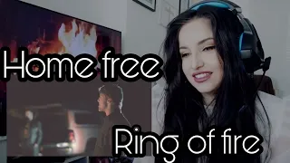 Music student reacts to Ring of fire @HomeFreeGuys