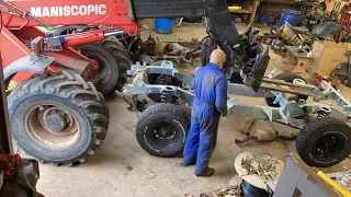 Defender 90 galvanised bulkhead and chassis change