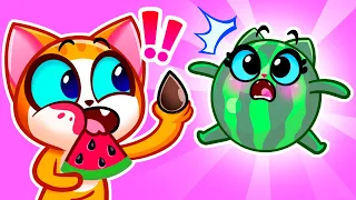 A Watermelon Is Growing in My Tummy 🍉Educational Cartoon 👶 Storytime for Toddlers 😻 Purr-Purr