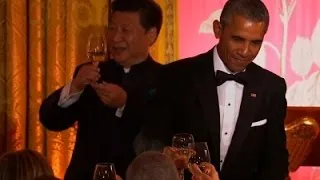Obama, Chinese President Toast To Friendship