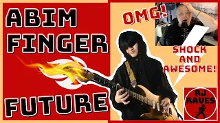 FIRST TIME REACTION! GUITAR PLAYER REACTS TO ABIM FINGER!  #abimfinger #reaction #react #alipers