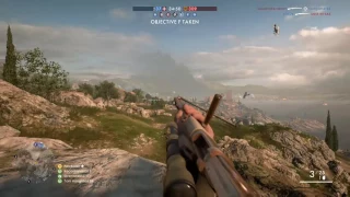 Battlefield™ 1: Insane Fighter Plane Pilot Headshot - Luckiest Shot Ever!