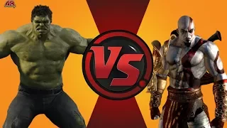 Hulk (World Breaker Hulk) vs Kratos! Cartoon Fight Night Episode 9!