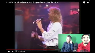 DeeJay STeeVee Reacts to JOHN FARNHAM & the MELBOURNE SYMPHONY ORCHESTRA - "YOU'RE THE VOICE"!!!