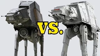 AT-ACT vs. AT-AT - Armor and Weapon Comparison